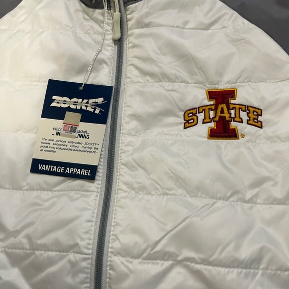 Iowa State Cyclones Puffer Jacket Women's M - Picture 2 of 5